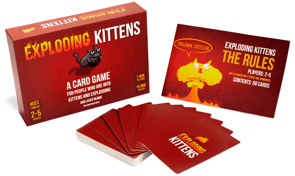 Exploding Kittens-Landing Page