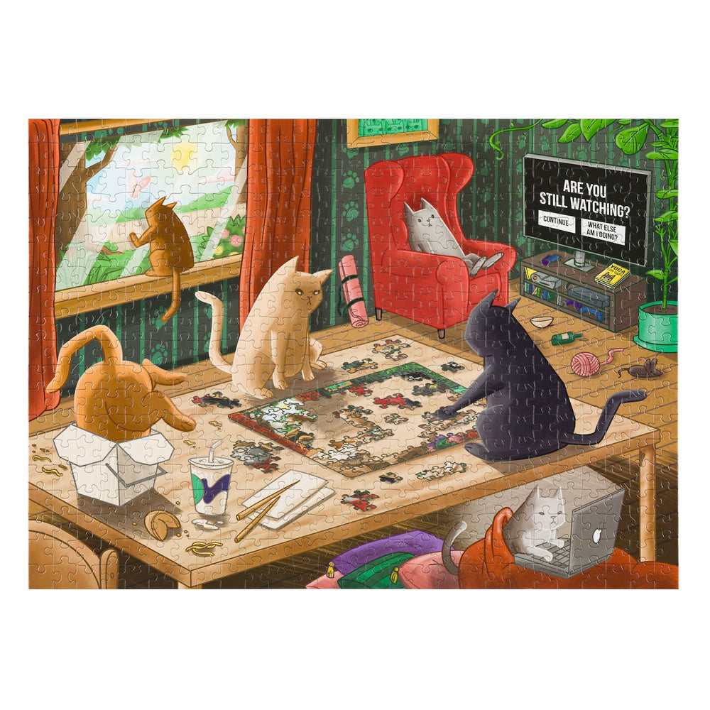 Cats in Quarantine | 500 & 1000 Piece Puzzle | Exploding Kittens