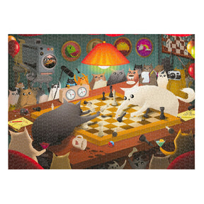 Cats Playing Chess