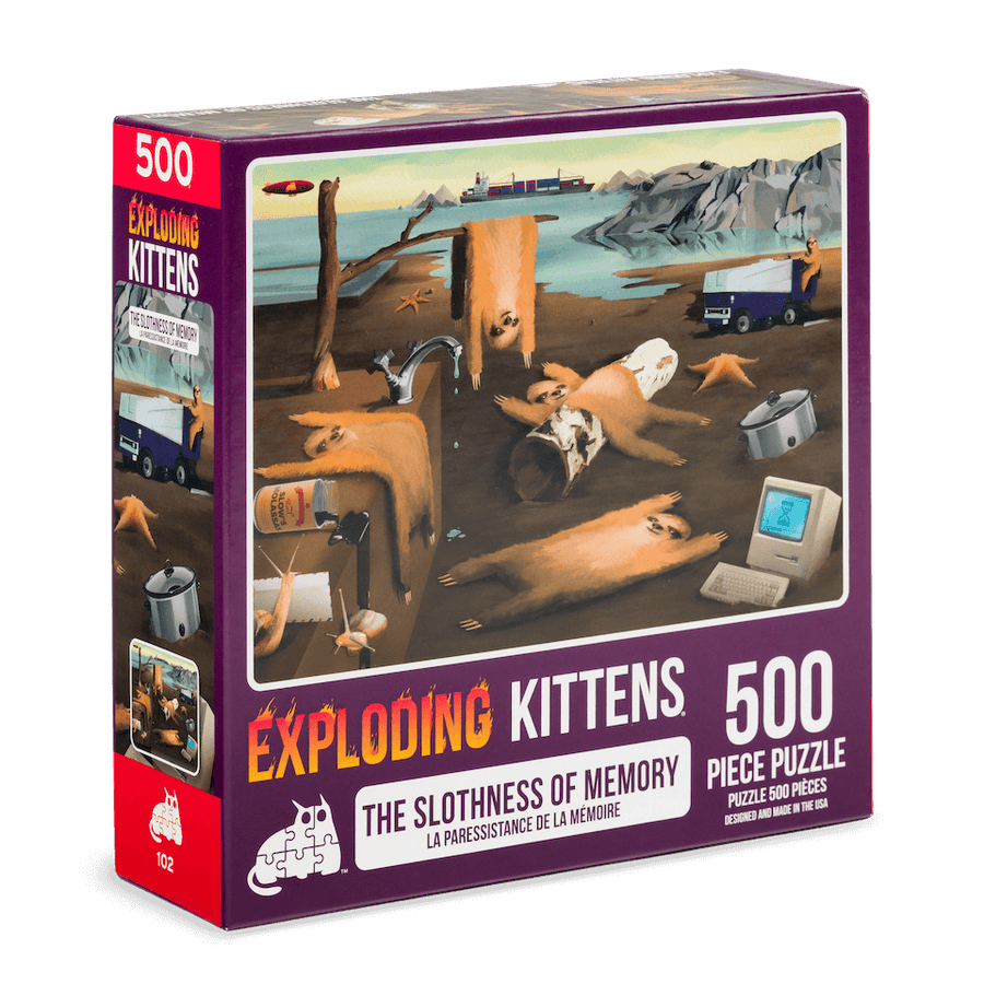 The Slothness of Memory | 500 & 1000 Piece Puzzle | Exploding Kittens